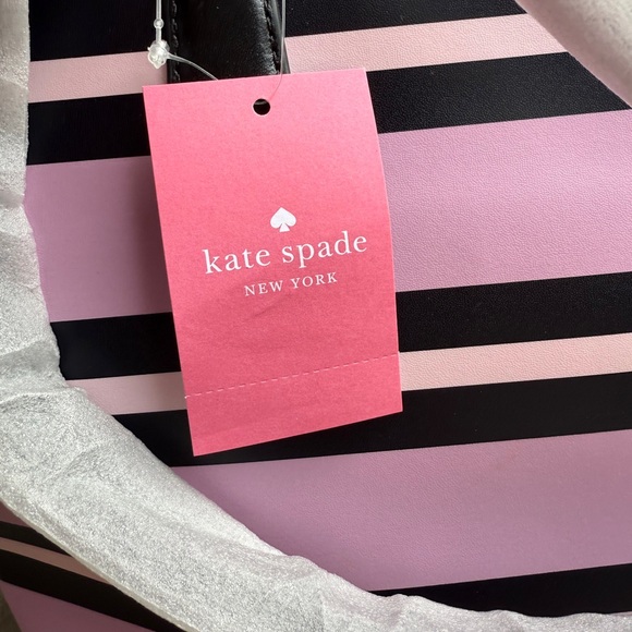 Kate Spade New York Cassie Ottoman Striped Tote (NWT) - Picture 5 of 6